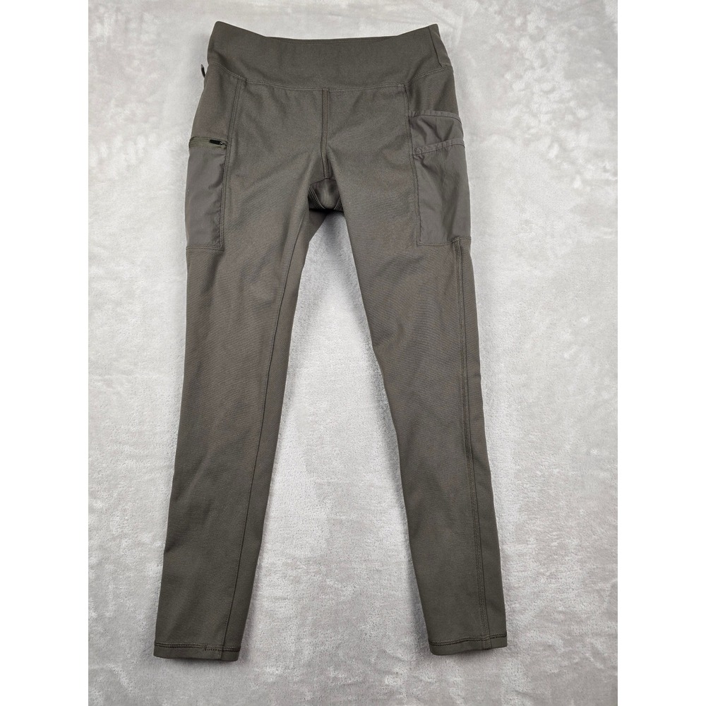 Carhartt Fitted Utility Leggings‎ Womens Small Olive Green Cargo Pockets